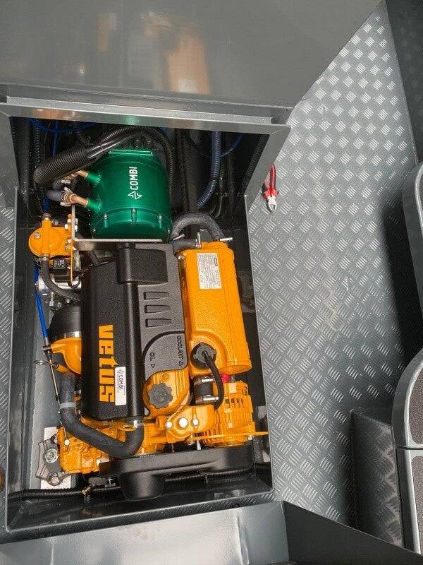 Elektrische binnenboord motor hybride aandrijving Combi 4 - 50 kW 48-144 V — 3,5 kW - Marinaut