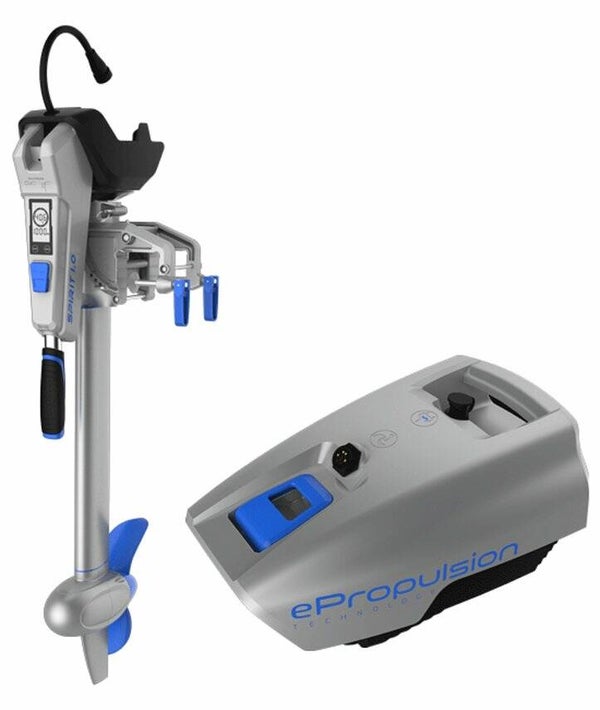 ePropulsion Spirit 1 kW Plus Stuurknuppel Elektrische buitenboordmotor - Marinaut