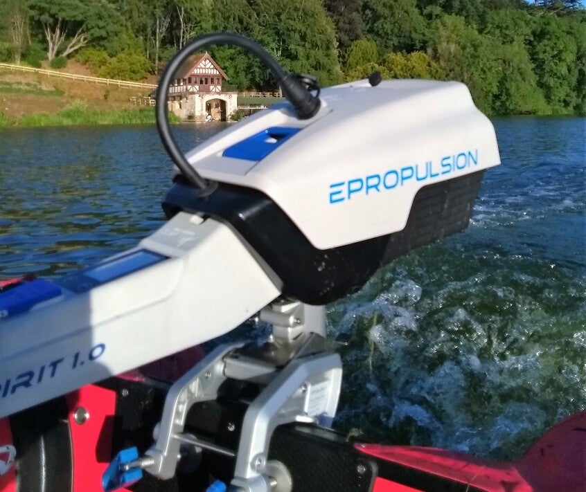 ePropulsion Spirit 1 kW Plus Stuurknuppel Elektrische buitenboordmotor - Marinaut