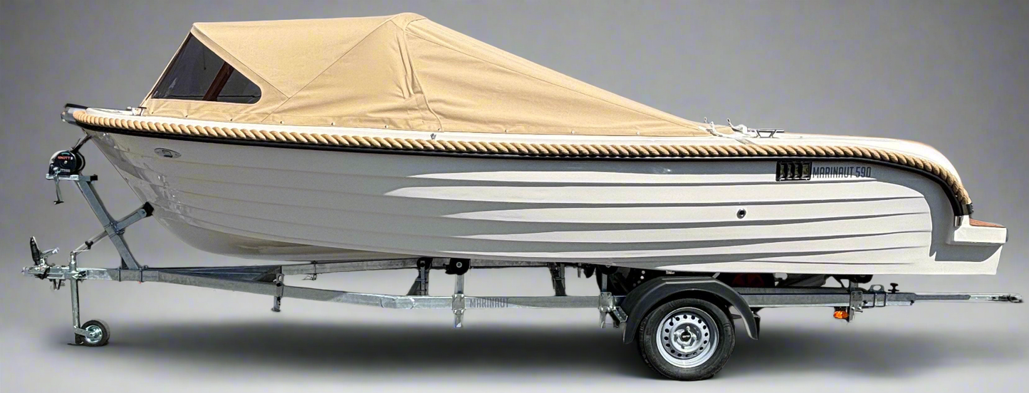 Marinaut 750 Boottrailer tendertrailer tot 565 kilogram en 6,5 meter