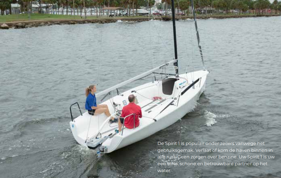 ePropulsion Spirit 1 kW Plus Stuurknuppel Elektrische buitenboordmotor - Marinaut