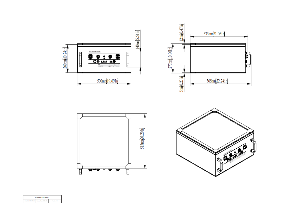 ePropulsion E175 LiFePO4 Accu 9 kWh 48V - Marinaut