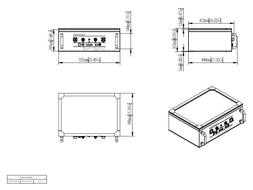 ePropulsion E80 LiFePO4 Accu 4,1 kWh 48V - Marinaut