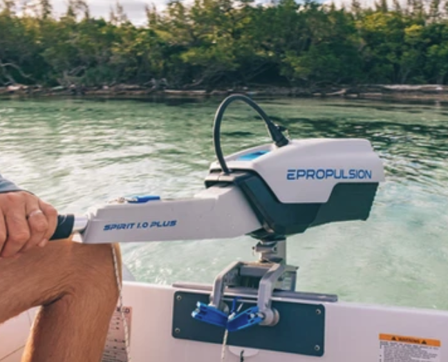 ePropulsion Spirit 1 kW Plus Stuurknuppel Elektrische buitenboordmotor - Marinaut