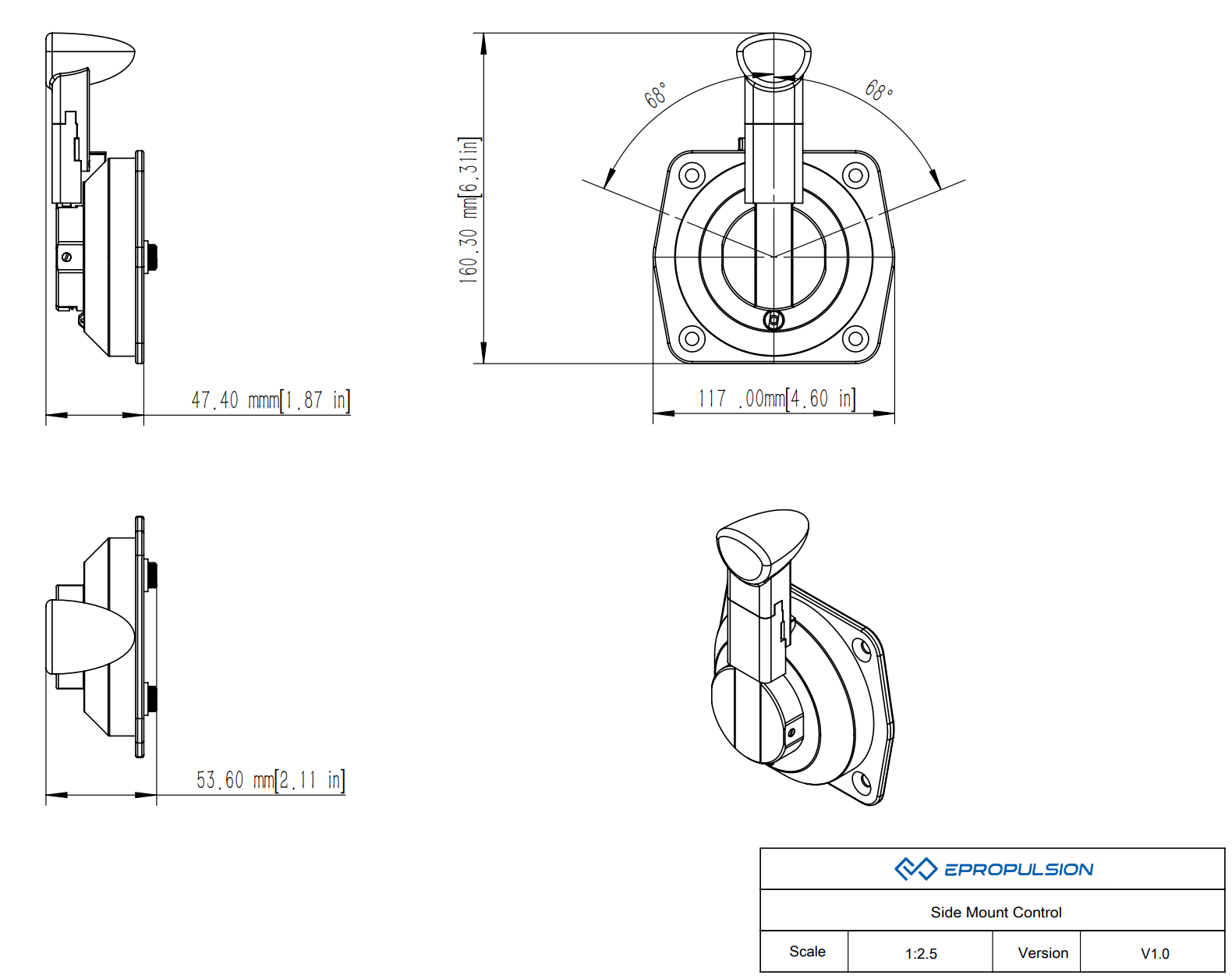 ePropulsion Spirit 1 kW Evo (Plus) met 1,3 kWh accu Elektrische buitenboordmotor — Kortstaart - Marinaut