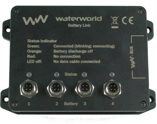 WaterWorld 48-6800 LFP 6,8 kWh accu 48V met acculader - Marinaut