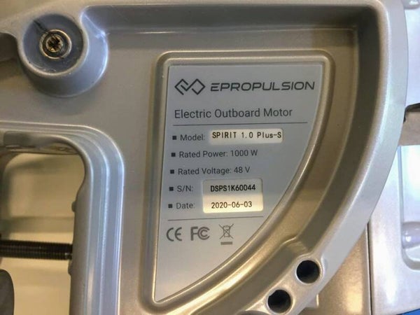 ePropulsion Spirit 1 kW Plus Stuurknuppel Elektrische buitenboordmotor - Marinaut