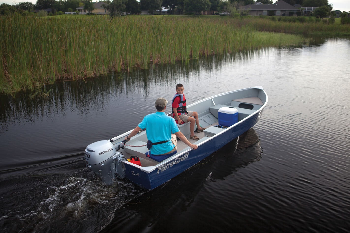 Honda 20 PK buitenboordmotor BF20 — LRU - Marinaut