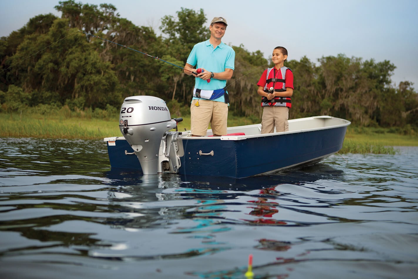 Honda 20 PK buitenboordmotor BF20 — LRU - Marinaut