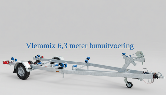 Vlemmix Boottrailer tot 2.920 kilogram en 10 meter — 1350 / 6,3 meter - Marinaut