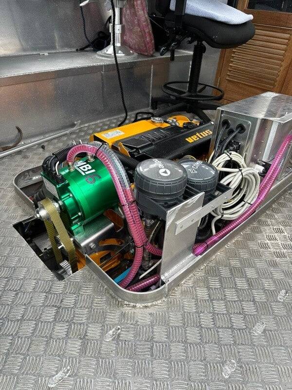 Elektrische binnenboord motor hybride aandrijving Combi 4 - 50 kW 48-144 V — 3,5 kW - Marinaut