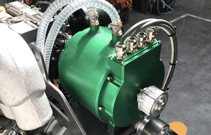 Elektrische binnenboord motor hybride aandrijving Combi 4 - 50 kW 48-144 V — 3,5 kW - Marinaut