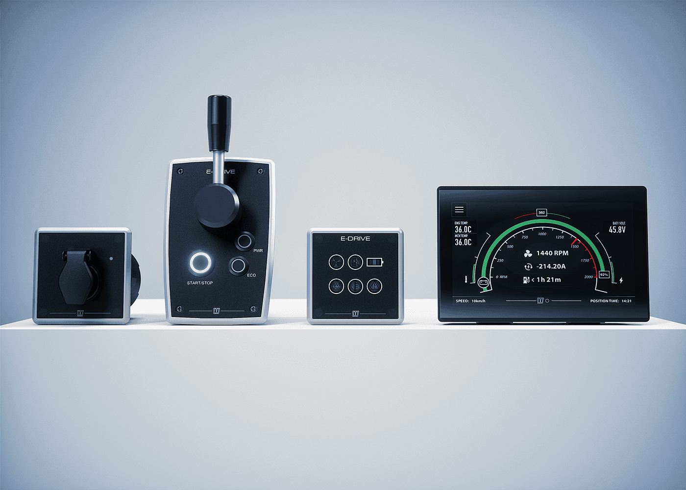 Vetus E-LINE e-drive elektrische binnenboordmotor 4 - 13,3 kW — 5 kW / Lucht - Marinaut