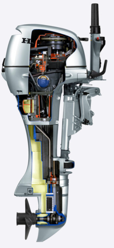 Honda 20 PK buitenboordmotor BF20 — LRU - Marinaut