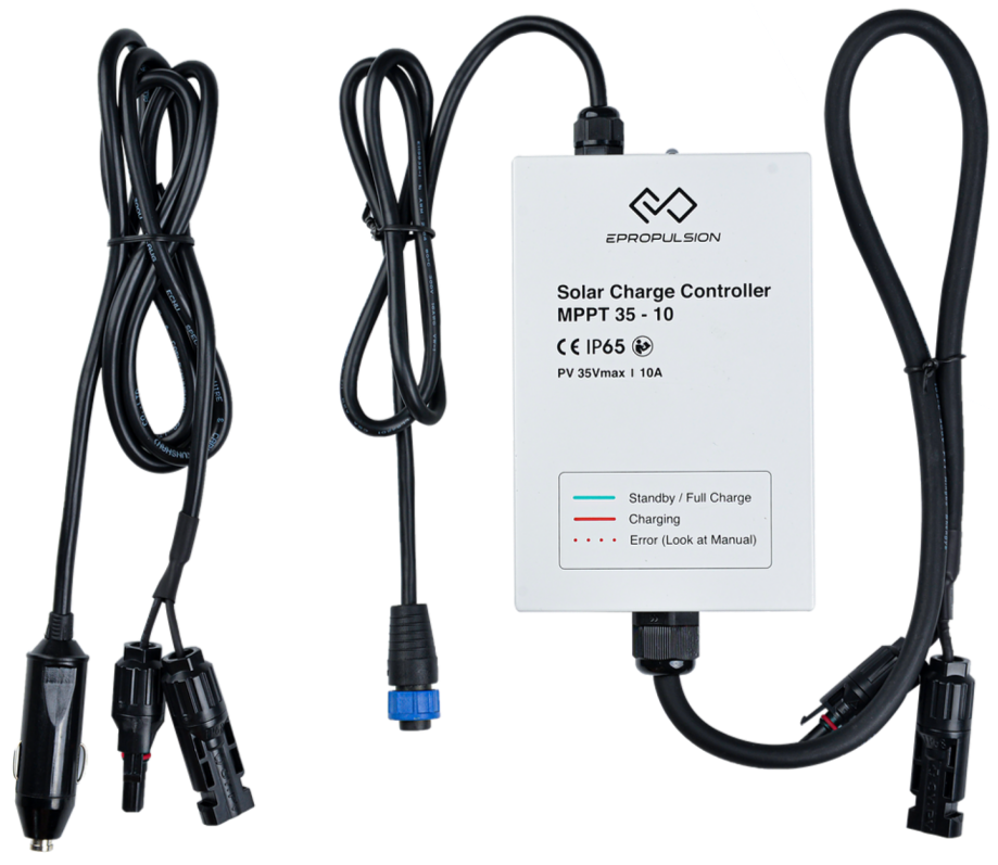 ePropulsion Spirit Plus zonnepaneel met Acculader en 12V lader - Marinaut