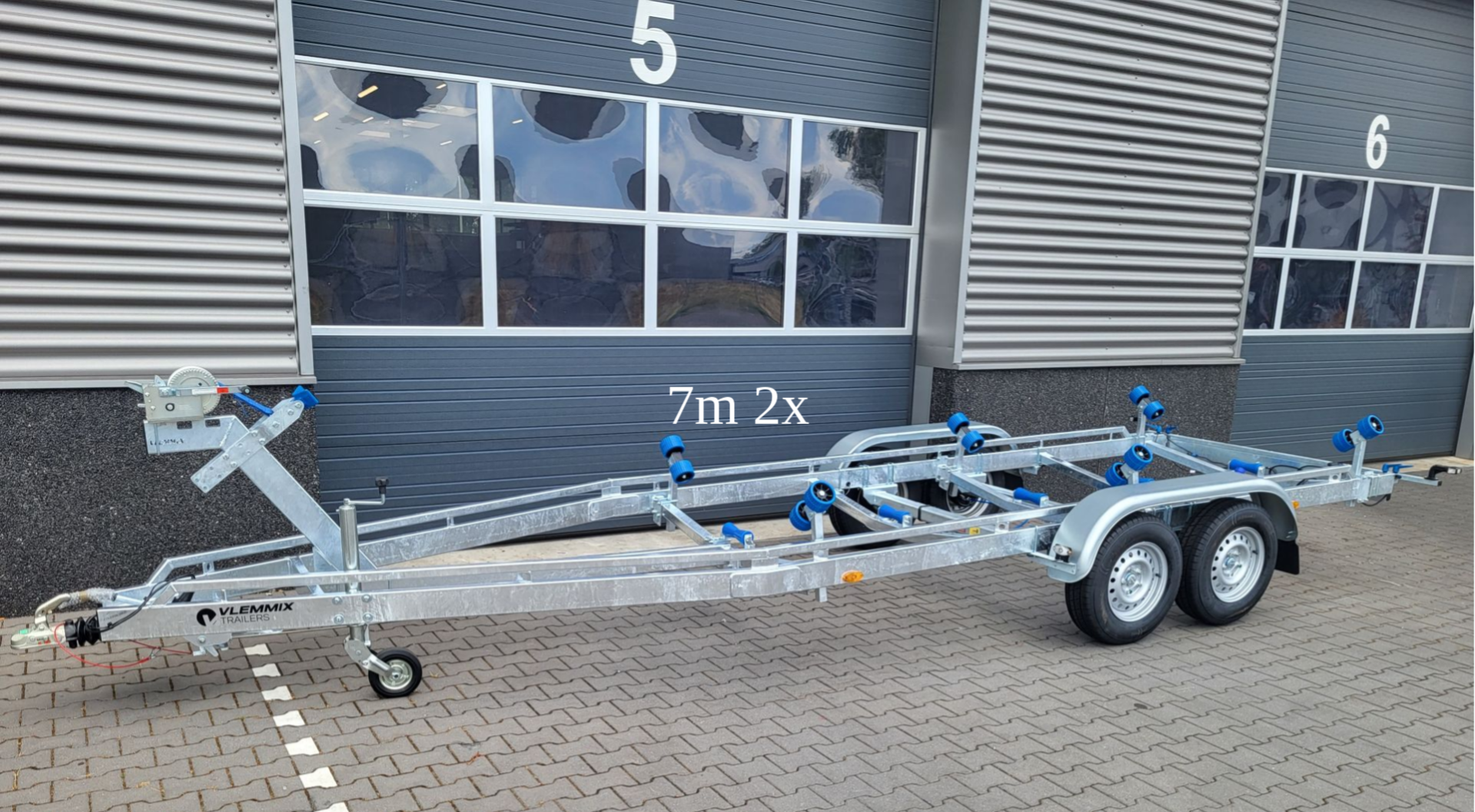 Vlemmix Boottrailer tot 2.920 kilogram en 10 meter — 1350 / 6,3 meter - Marinaut