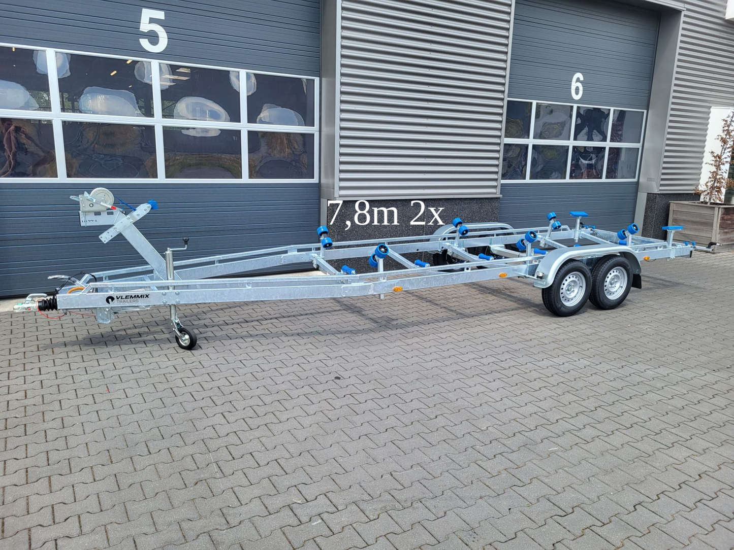 Vlemmix Boottrailer tot 2.920 kilogram en 10 meter — 1350 / 6,3 meter - Marinaut
