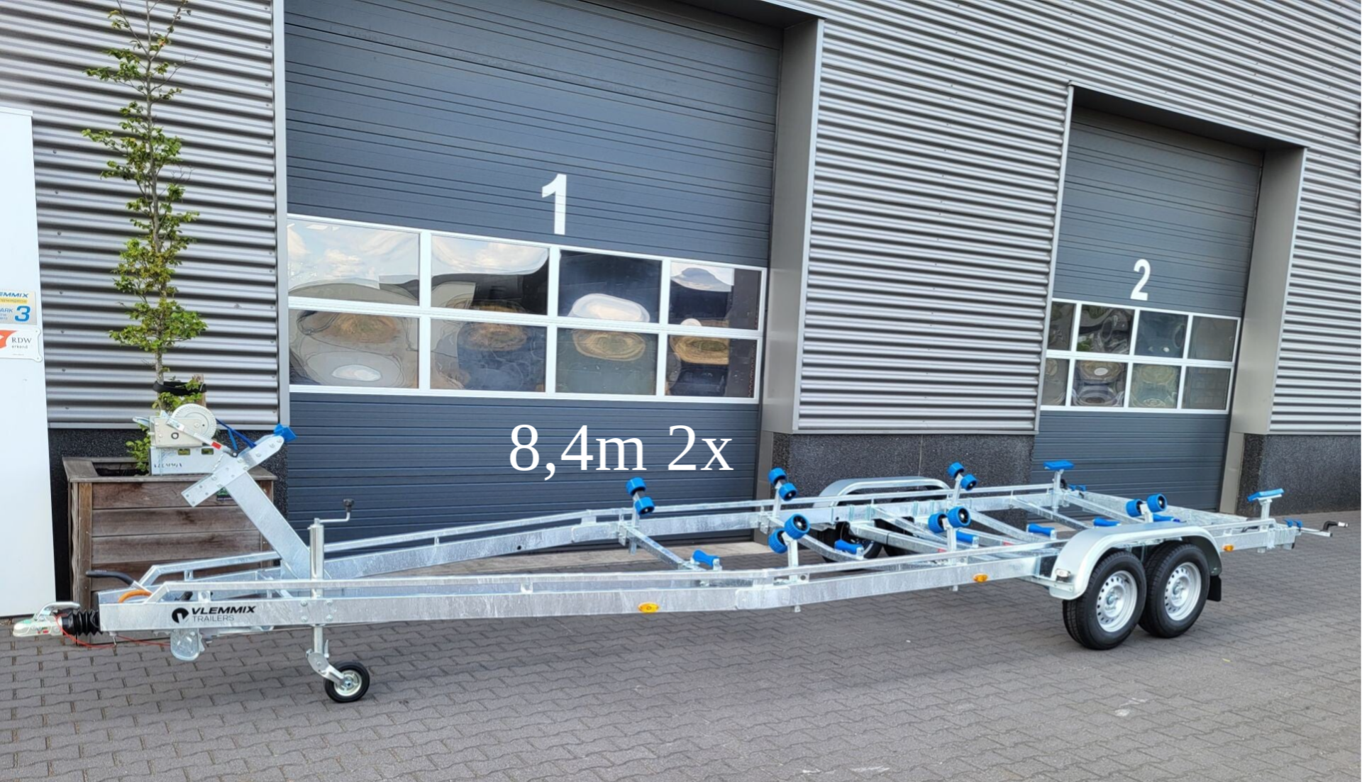 Vlemmix Boottrailer tot 2.920 kilogram en 10 meter — 1350 / 6,3 meter - Marinaut