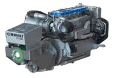 Elektrische binnenboord motor hybride aandrijving Combi 4 - 50 kW 48-144 V — 3,5 kW - Marinaut