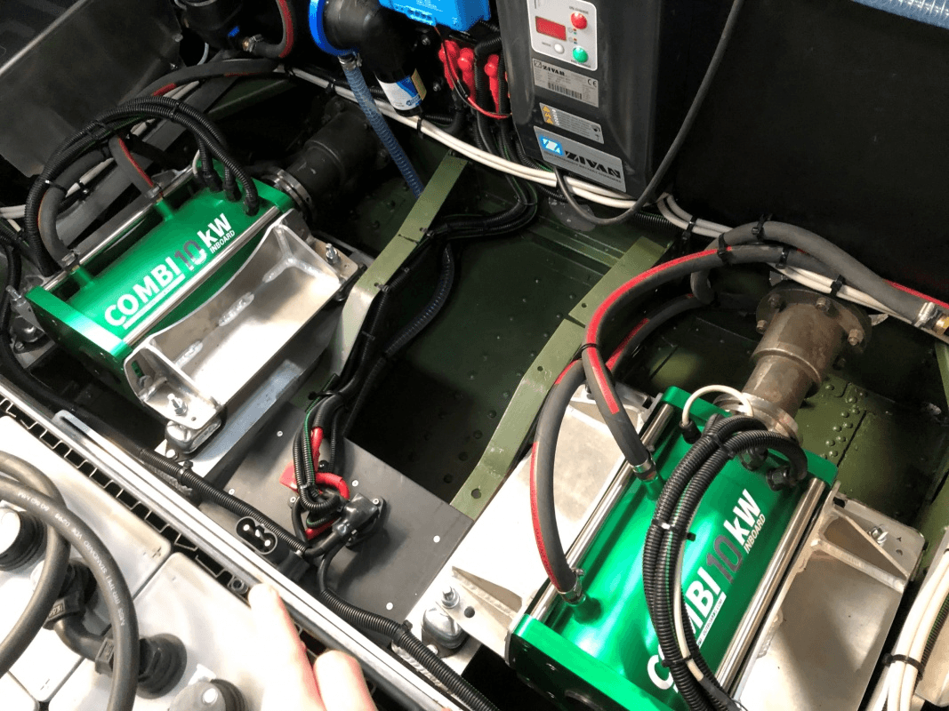 Combi elektrische binnenboordmotor 4-50 kW — 6 kW - Marinaut