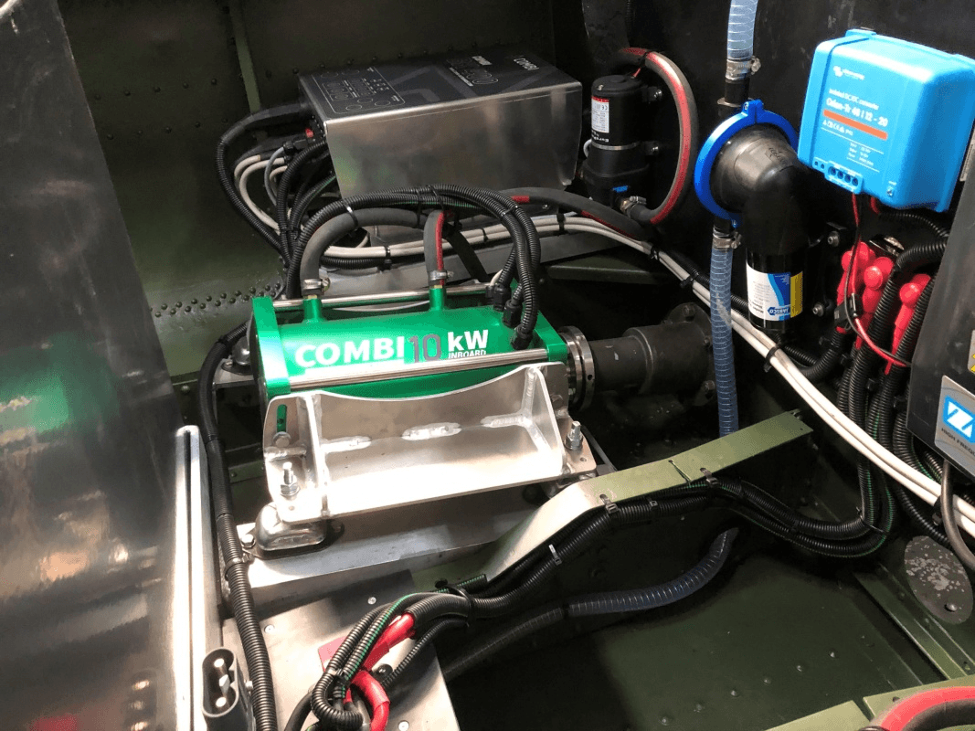 Combi elektrische binnenboordmotor 4-50 kW — 6 kW - Marinaut