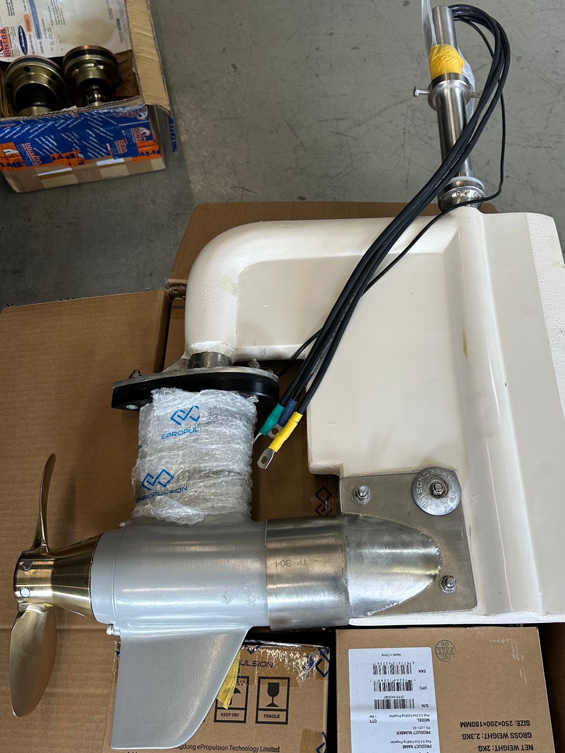 rudderdrive3 snelvarende boot