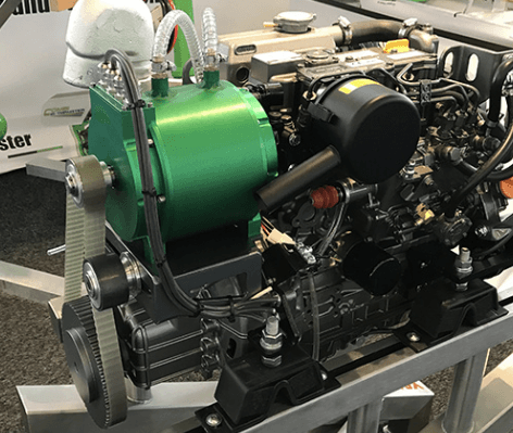 Elektrische binnenboord motor hybride aandrijving Combi 4 - 50 kW 48-144 V — 3,5 kW - Marinaut