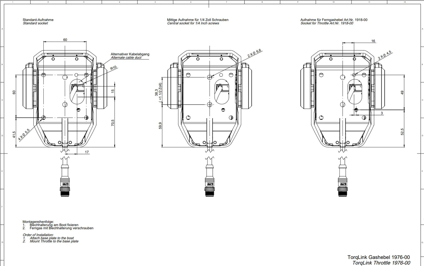 Torqeedo Cruise 3.0 elektrische buitenboordmotor 3.0 kW - Marinaut