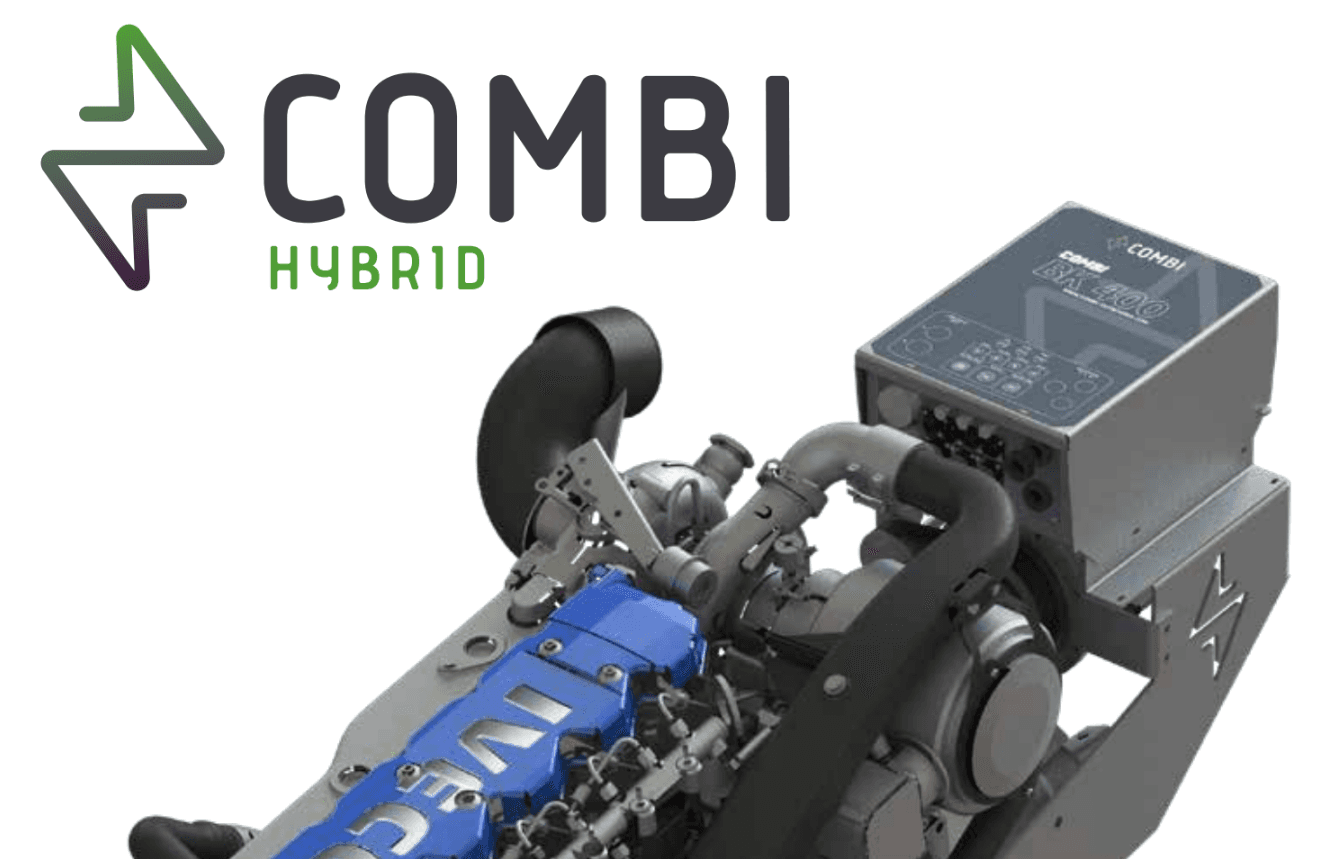 Elektrische binnenboord motor hybride aandrijving Combi 4 - 50 kW 48-144 V — 3,5 kW - Marinaut