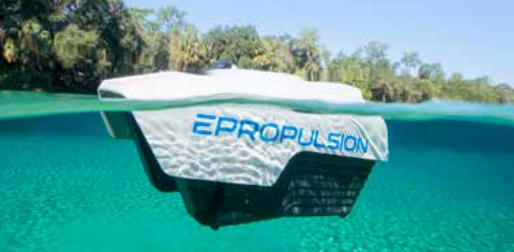 ePropulsion Spirit 1 kW Evo (Plus) met 1,3 kWh accu Elektrische buitenboordmotor — Kortstaart - Marinaut