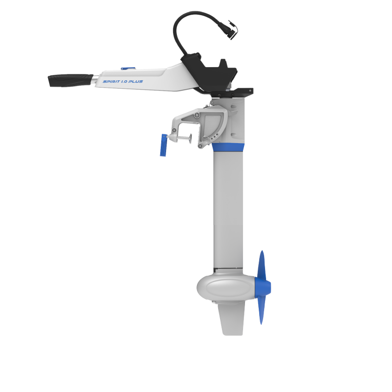 ePropulsion Spirit 1 kW Plus Stuurknuppel Elektrische buitenboordmotor inclusief 1,3 kWh accu