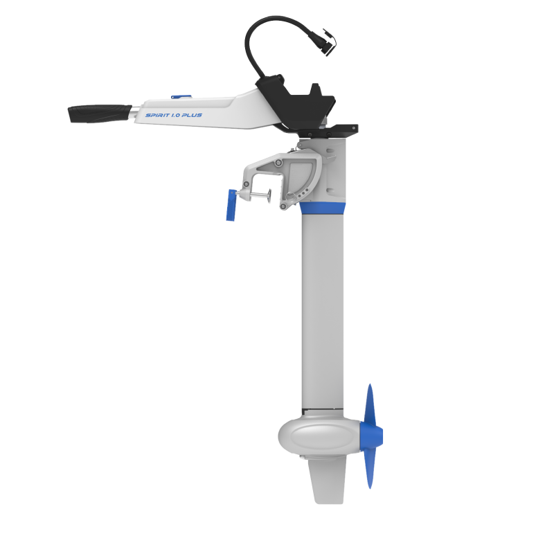 ePropulsion Spirit 1 kW Plus Stuurknuppel Elektrische buitenboordmotor inclusief 1,3 kWh accu