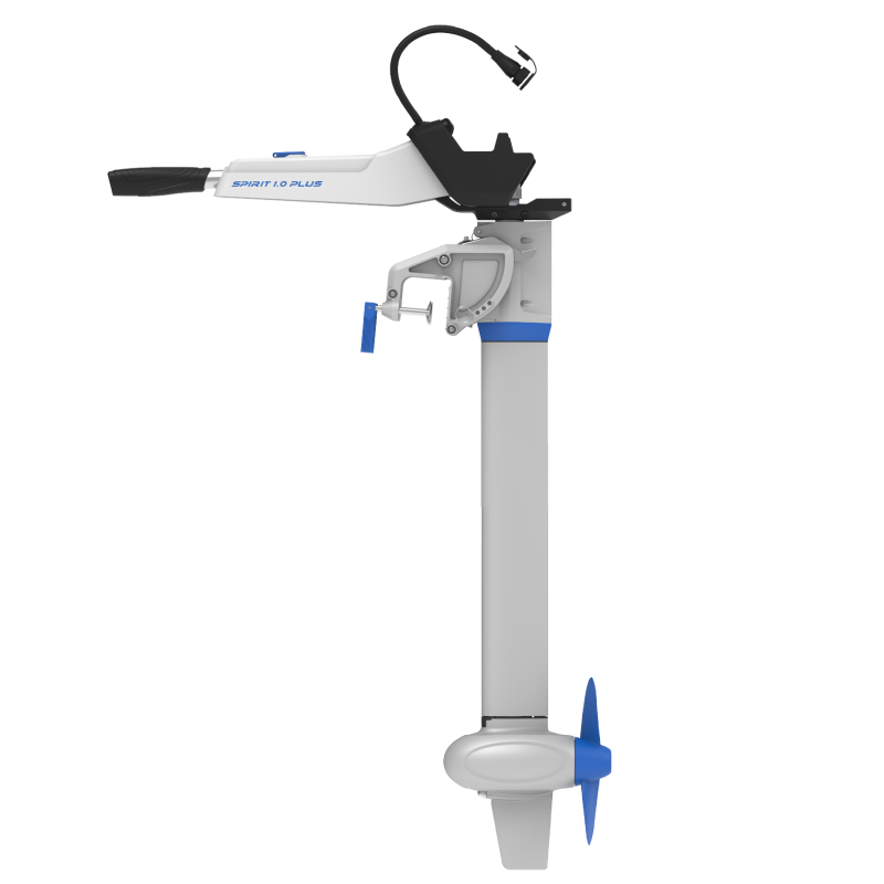 ePropulsion Spirit 1 kW Plus Stuurknuppel Elektrische buitenboordmotor inclusief 1,3 kWh accu
