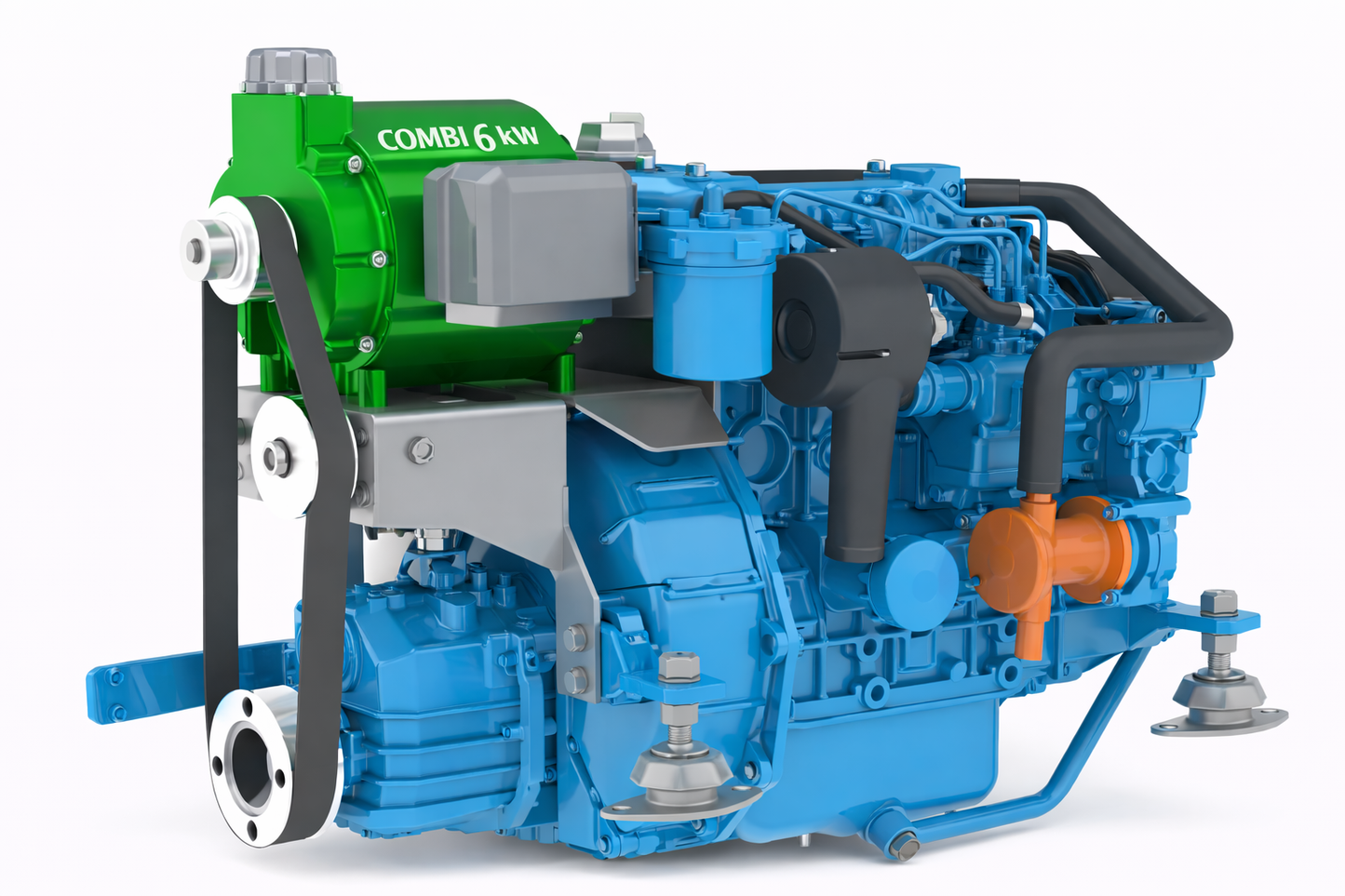 Hybride binnenboordmotor set 6 kW voor Sole Mini-17-55_TMC40-60P