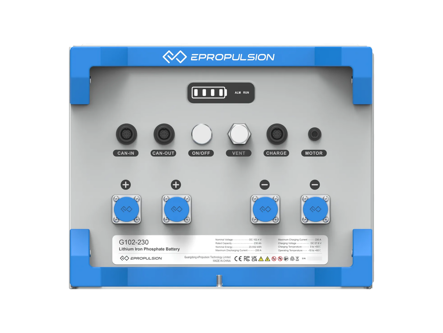 ePropulsion G102-100 LiFePO4 Batterie 10 kWh 96V