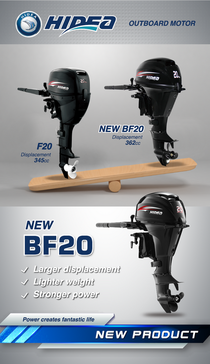 Hidea HDEBF20 F20 BF20 20 PS Außenbordmotor