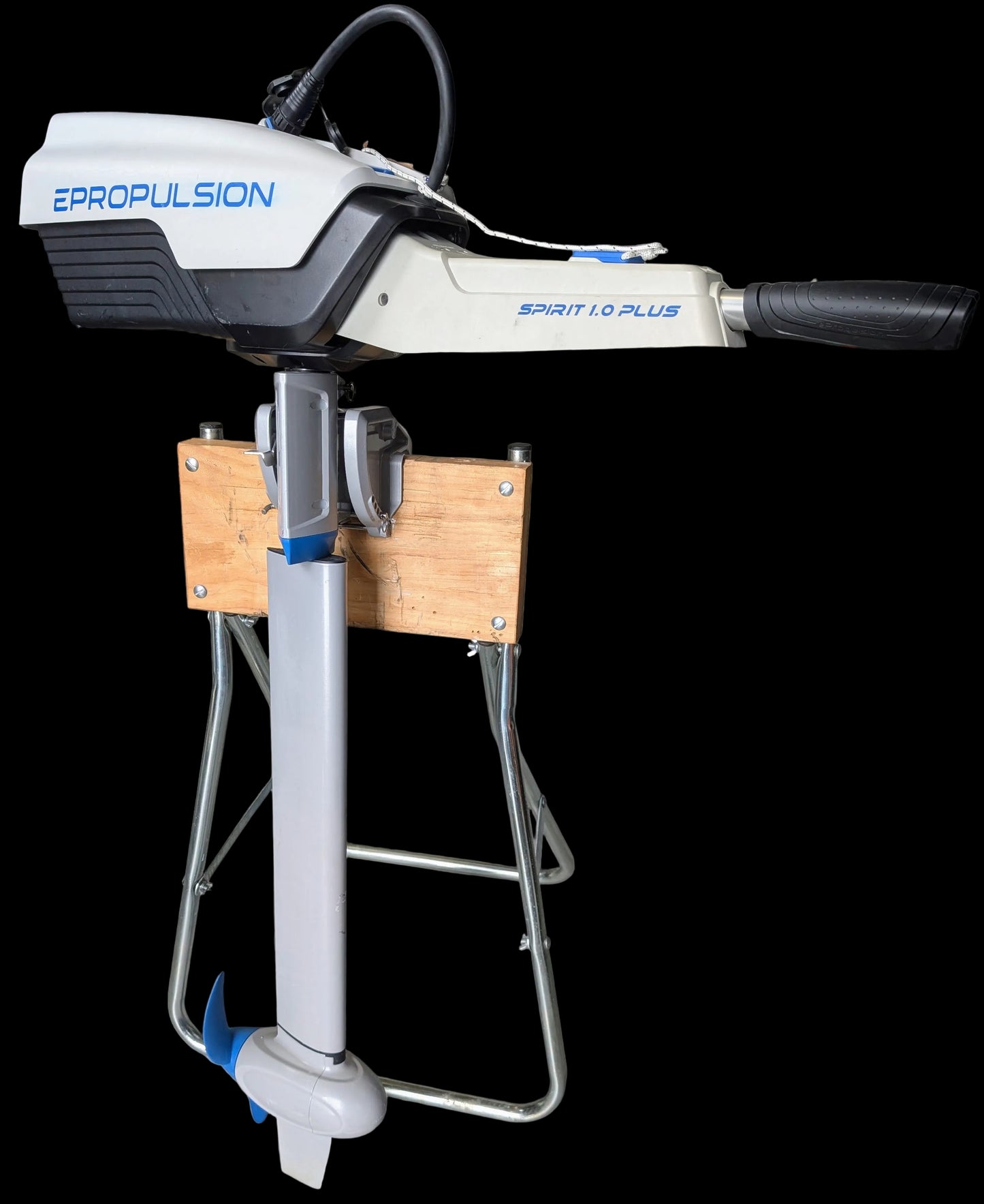 ePropulsion Spirit 1 kW Plus Stuurknuppel Elektrische buitenboordmotor inclusief 1,3 kWh accu