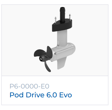 ePropulsion Pod Drive 6.0 Evo elektrische podmotor 6 kW inclusief afstandsbediening