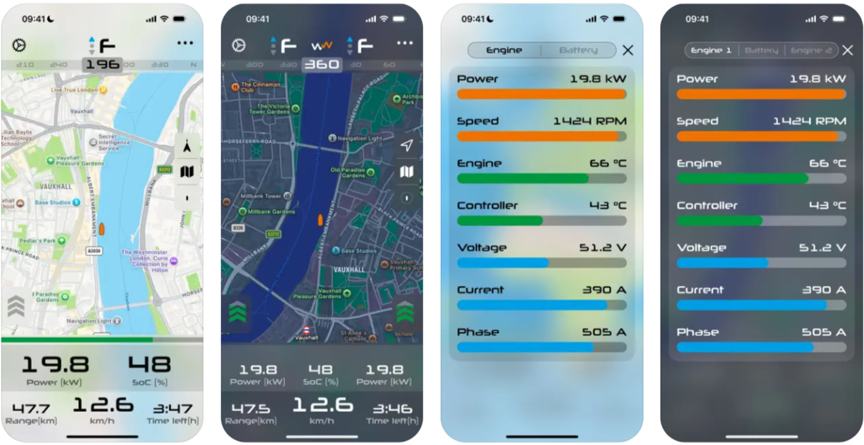 Waterworld 4.0 i 7.5 i 10.0 i 20.0 i Elektro-Innenbordmotor 4 - 20 kW 48V