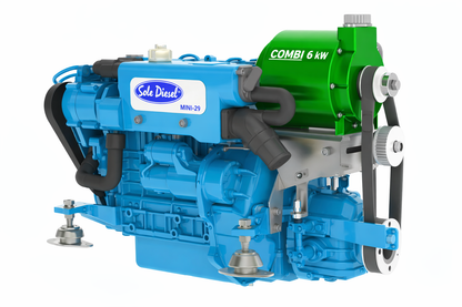 Hybride binnenboordmotor set 6 kW voor Sole Mini-17-55_TMC40-60P