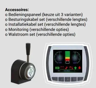 Combi Nautic elektrische stuurbare Pod motor 1-15 kW - Marinaut 