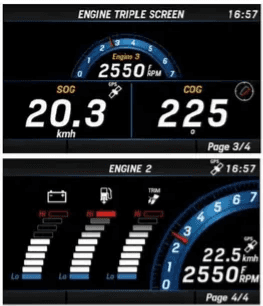 Tohatsu 4,3 inch TOCS LCD scherm met GPS - Marinaut 