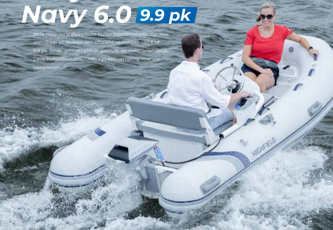 ePropulsion Navy 6.0 Evo 6kW Elektrische buitenboordmotor - Marinaut 