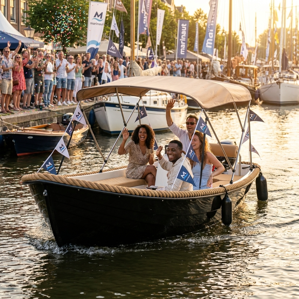 Marinaut 430 elektrische klassieke sloep 4 meter