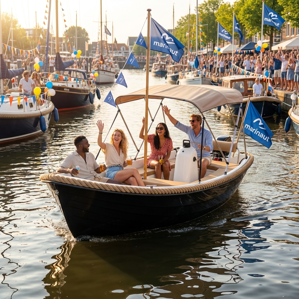 Marinaut 430 elektrische klassieke sloep 4 meter